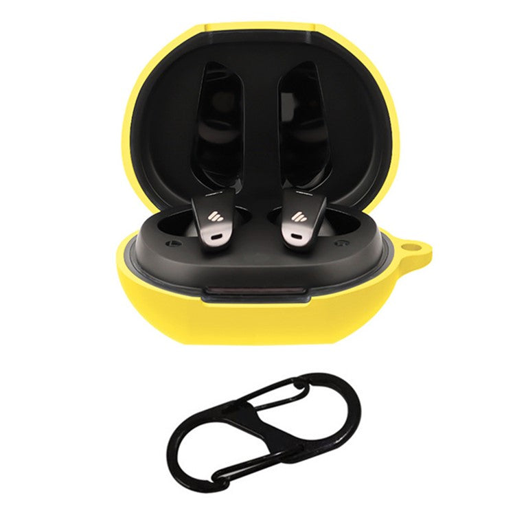 For Edifier NeoBuds Pro Earphone Cover Housing Silicone Case with Buckle - Yellow