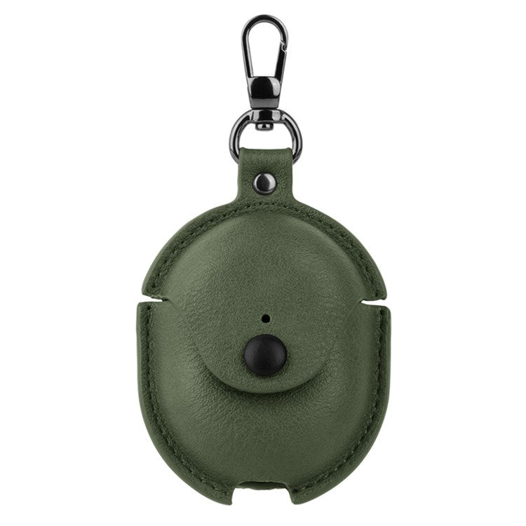 For Xiaomi Redmi Buds 4 Earphone Case PU Leather+PC Bluetooth Earbud Protective Cover - Green