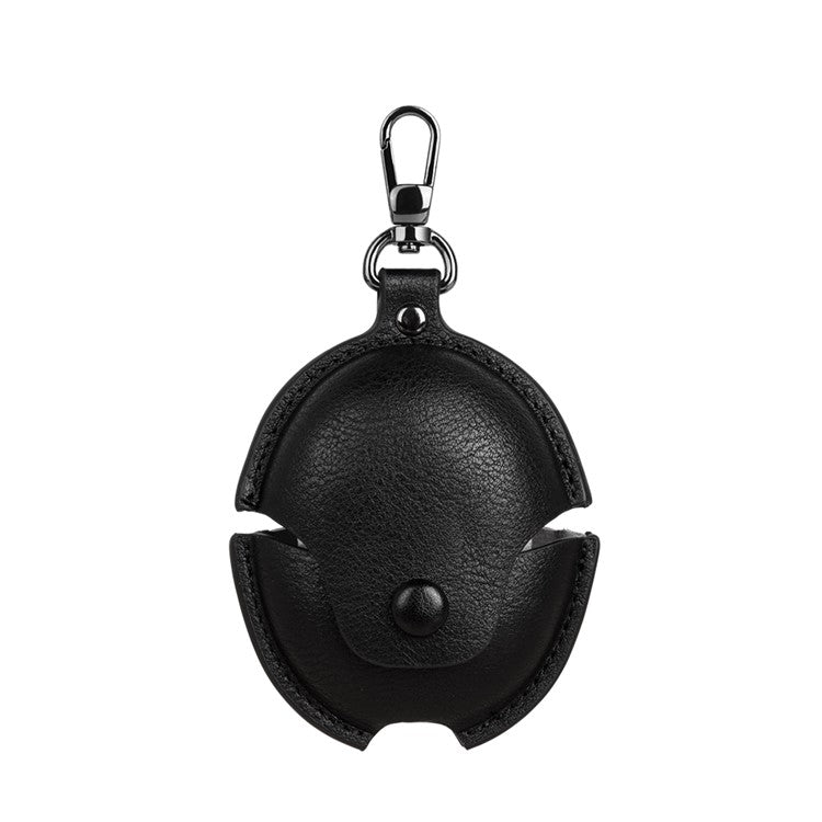 For Huawei FreeBuds 5 Protective Case PU+PC Bluetooth Earphones Charging Case Cover - Black