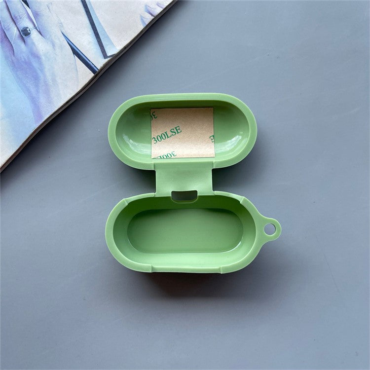 For Xiaomi OpenWear Stereo Bluetooth Earphones Cartoon Fruit Silicone Case with Pendant - Green Lemon