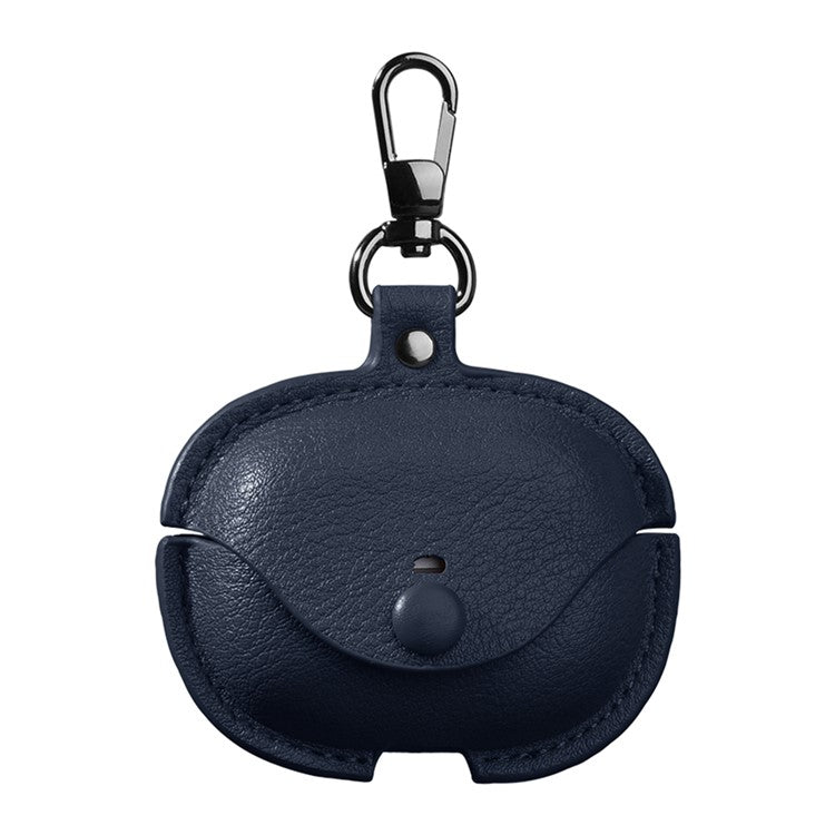 For Xiaomi Redmi Buds 5 Pro Charging Case Cover PU+PC Bluetooth Headset Protector - Blue