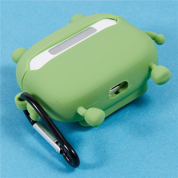 For Apple AirPods Pro Silicone Cover Bubble Fidget Stress Relief Frog Protective Case - Green