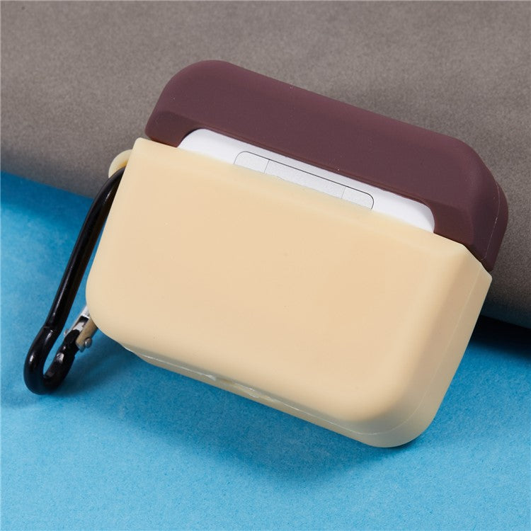 For Apple AirPods Pro Bluetooth Earphones Silicone Cover Instant Camera Protective Case with Carabiner