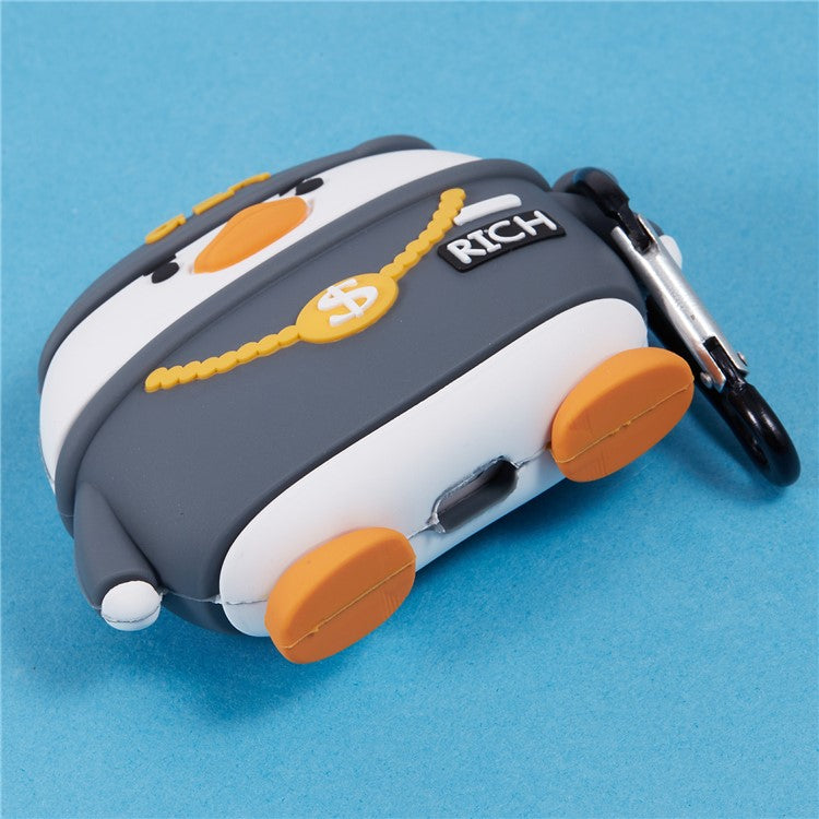 For Apple AirPods Pro Bluetooth Earphones Silicone Cover Hip Hop Duck Protective Case