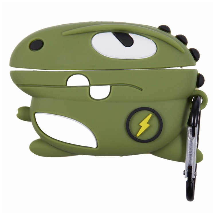 For Apple AirPods Pro Silicone Cover Lightning Sign Dinosaur Bluetooth Earphones Protective Case