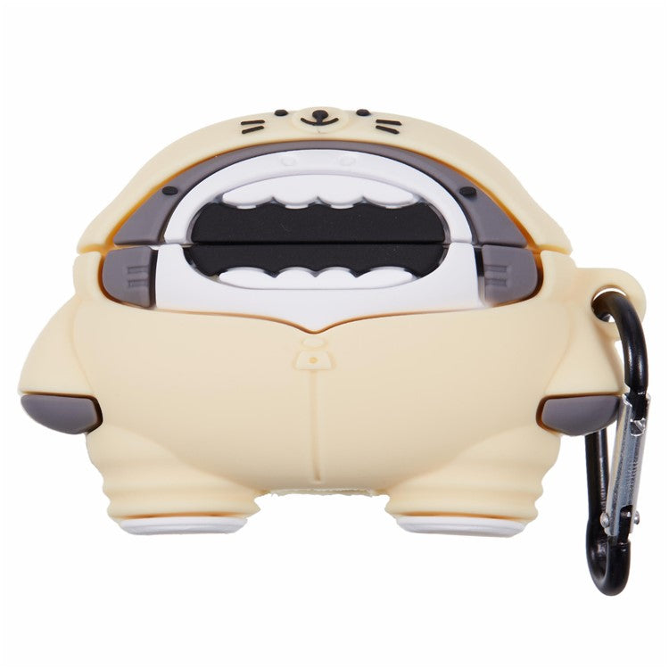 For Apple AirPods Pro Silicone Cover Raincoat Shark Bluetooth Earphones Protective Case