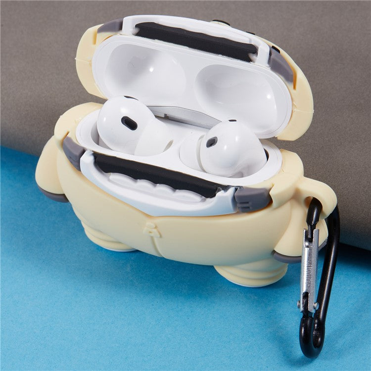 For Apple AirPods Pro Silicone Cover Raincoat Shark Bluetooth Earphones Protective Case