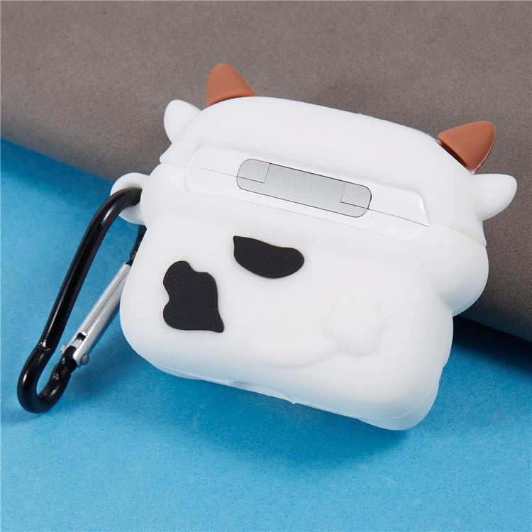 For Apple AirPods 3 Silicone Cover Milk Tea Cow Bluetooth Earphones Protective Case