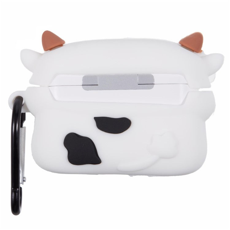 For Apple AirPods Pro Silicone Cover Milk Tea Cow Bluetooth Earphones Protective Case