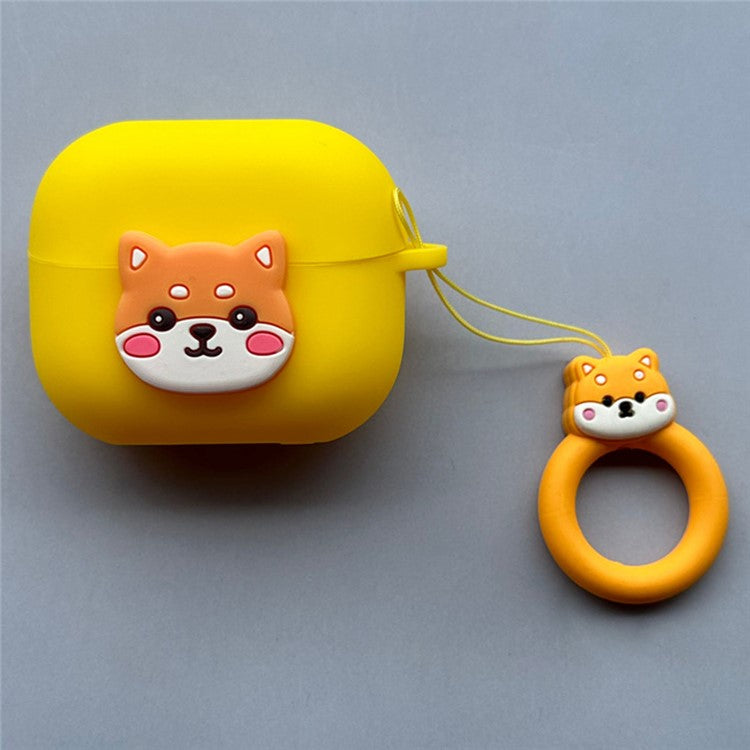 For Samsung Galaxy Buds3 Pro / Buds3 Bluetooth Earphone Silicone Cover Lovely Cartoon Sleeve - Style B