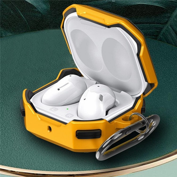 For Samsung Galaxy Buds FE / Buds2 Pro / Buds2 / Buds Pro / Buds Live Bluetooth Earphone Cover TPU+PC Anti-drop Case - Navy Blue