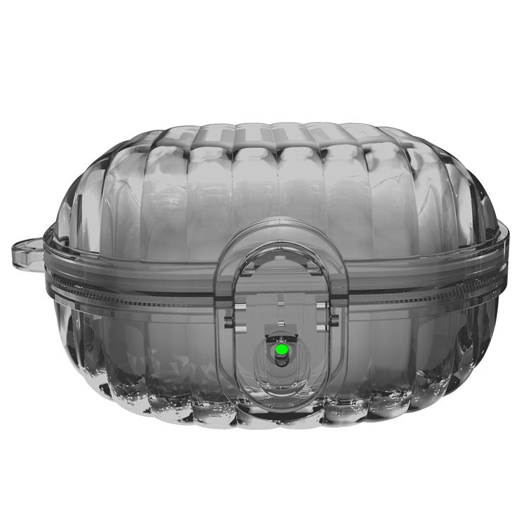 For Samsung Galaxy Buds2 Protective Case Anti-Drop Bluetooth Earphone Cover - Transparent Black