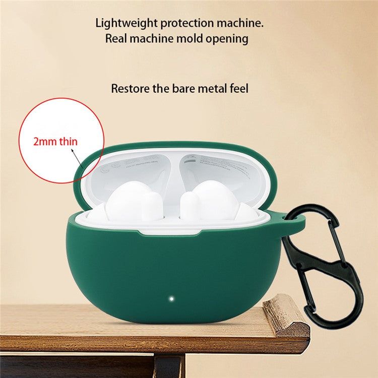 For Honor LCHSE X7i Case Bluetooth Earphone Silicone Cover with Anti-Lost Buckle - Yellow