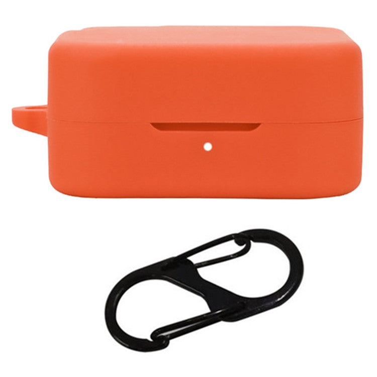 For Nothing CMF Buds Pro 2 Case Bluetooth Earphone Silicone Cover with Anti-Lost Buckle - Orange