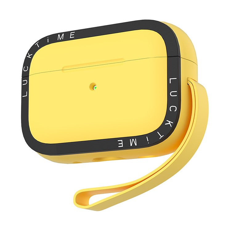 For AirPods Pro Silicone Case Earbuds Shockproof Protective Cover wi