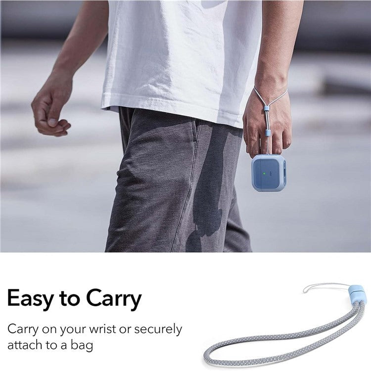 ESR For AirPods 4 Earphone Case PC+TPU Orbit Hybrid Cover with HaloLock - Blue