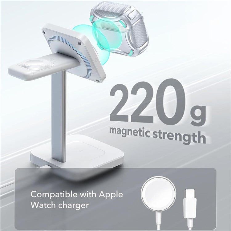 ESR Pulse Magnetic Lock Case for AirPods 4 Headset Protective Cover with Strap - Green