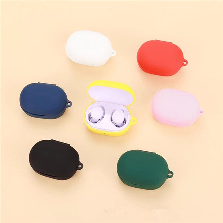 For Bose QuietComfort Bluetooth Earphones Case Silicone Cover with Anti-Lost Buckle - Black