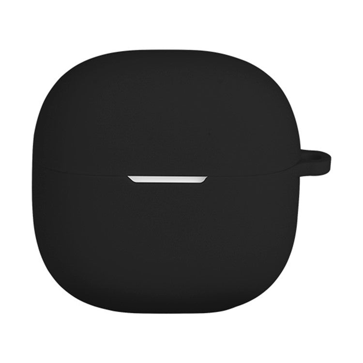 For Xiaomi Redmi Buds 6 Lite Silicone Case Bluetooth Earphone Anti-scratch Protective Cover - Black