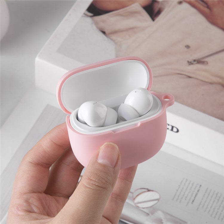 For Xiaomi Redmi Buds 6 Lite Silicone Case Bluetooth Earphone Anti-scratch Protective Cover - Red