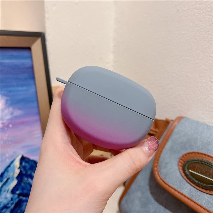 For Bose Ultra Open Earbuds Matte Hard PC Case Gradient Color TWS Earbuds Protective Cover - Grey / Purple