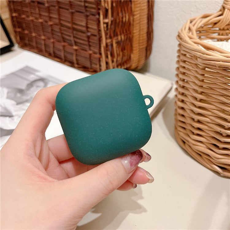 For Xiaomi Redmi Buds 6 Active Case Bluetooth Earphone Hard PC Shockproof Matte Cover - Blackish Green