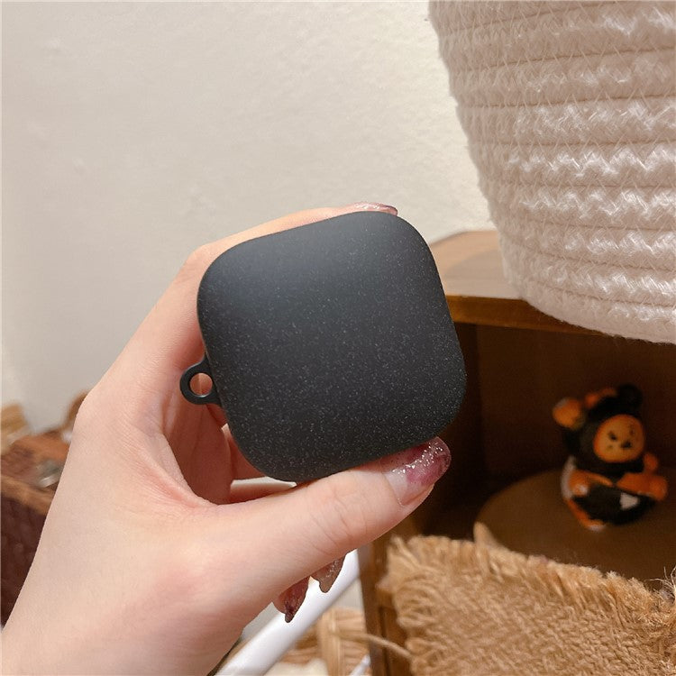 For Xiaomi Redmi Buds 6 Active Case Bluetooth Earphone Hard PC Shockproof Matte Cover - Black