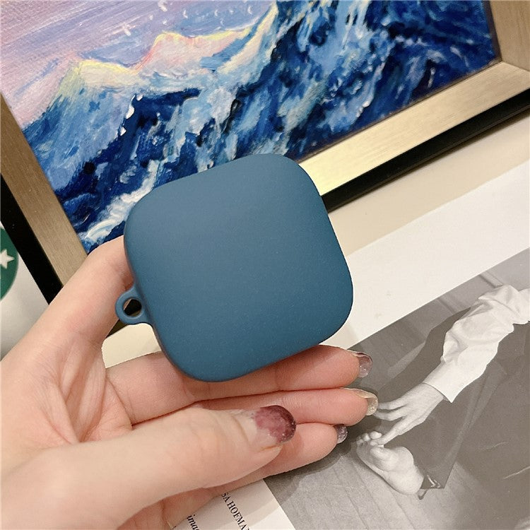 For Xiaomi Redmi Buds 6 Active Case Bluetooth Earphone Hard PC Shockproof Matte Cover - Dark Blue