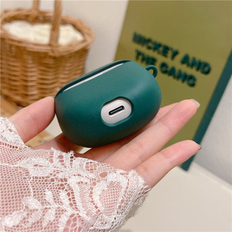 For Bose Quietcomfort Ultra / Earbuds II Case Bluetooth Earphone Hard PC Dropproof Matte Cover - Blackish Green