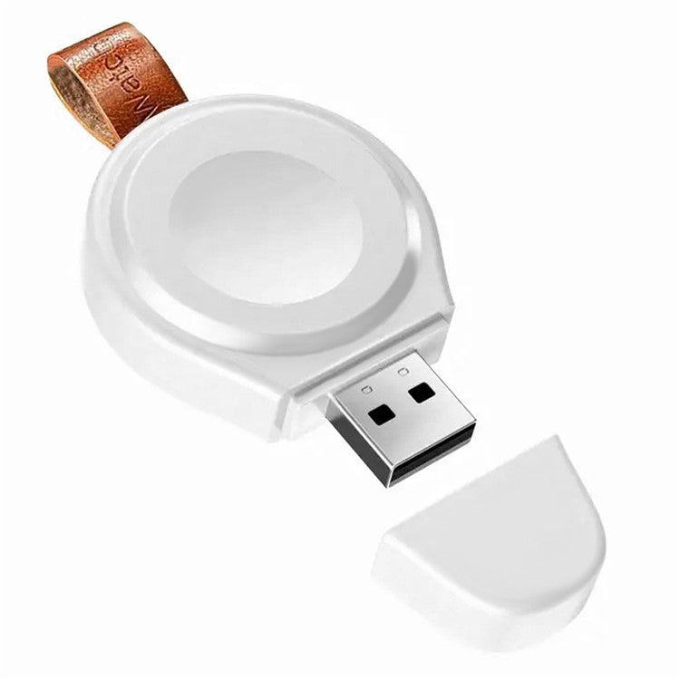 A01 For Apple Watch USB Wireless Charger Magnetic Charging Dock - White