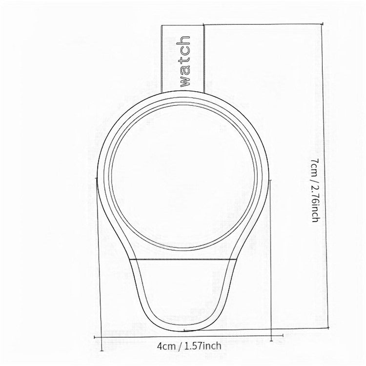 A01 For Apple Watch USB Wireless Charger Magnetic Charging Dock - White