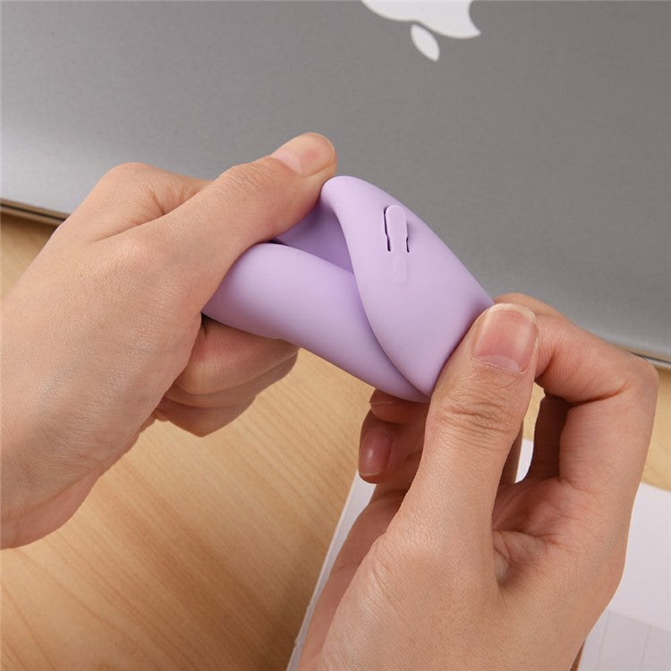 For Xiaomi Redmi Buds 6 Pro Silicone Case Bluetooth Earphone Anti-scratch Protective Cover with Carabiner - Midnight Blue