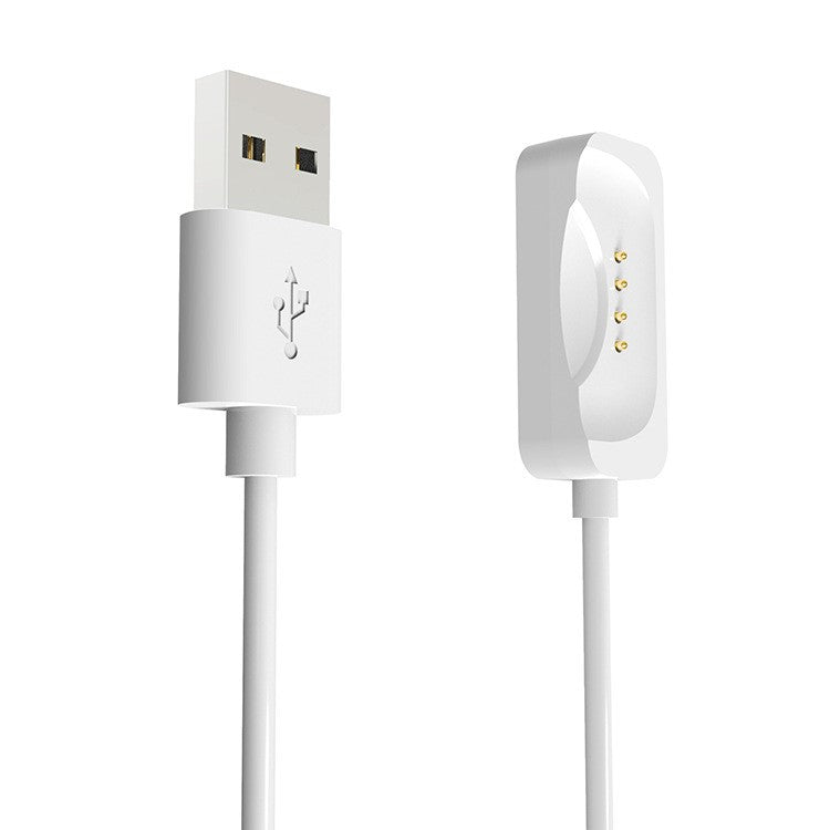 1m Smart Watch Charging Station USB Cable Fast Charger Cradle Charging Dock for Oppo Watch 41mm/46mm - White