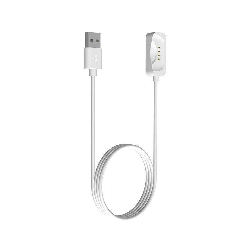 1m Smart Watch Charging Station USB Cable Fast Charger Cradle Charging Dock for Oppo Watch 41mm/46mm - White