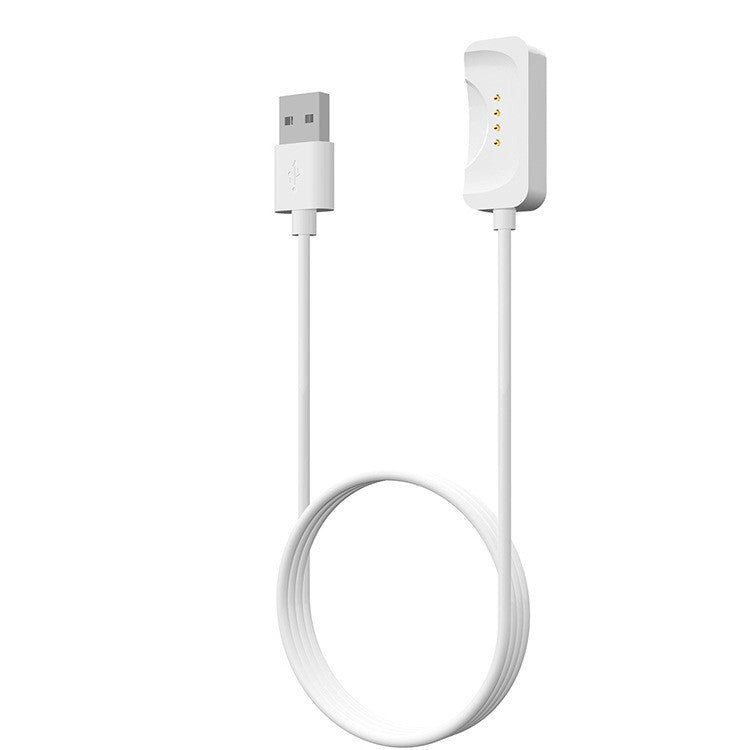 1m Smart Watch Charging Station USB Cable Fast Charger Cradle Charging Dock for Oppo Watch 41mm/46mm - White
