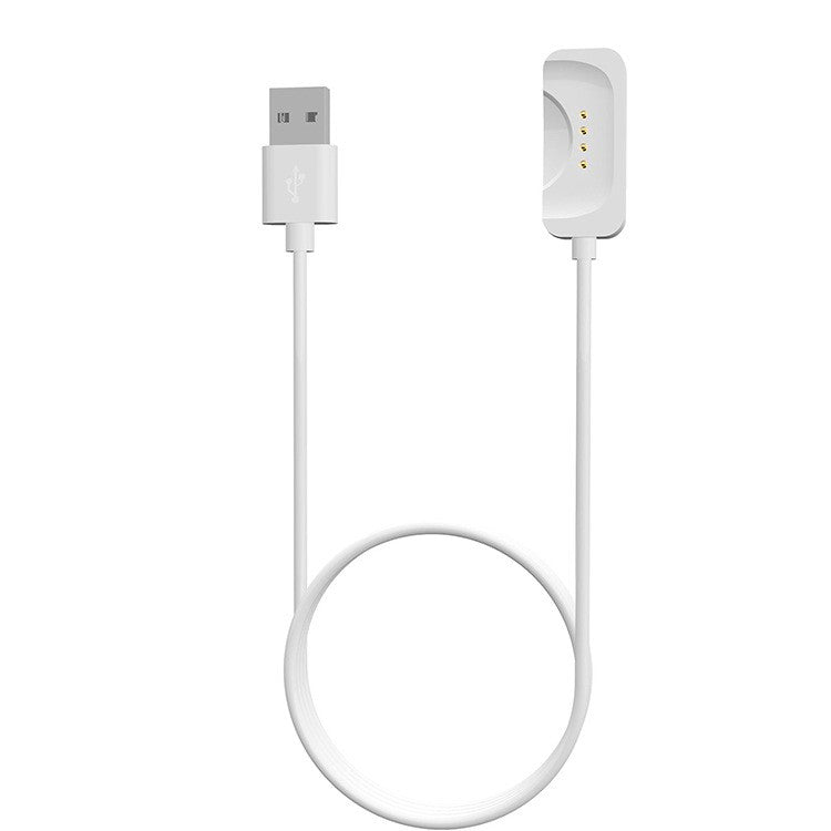 1m Smart Watch Charging Station USB Cable Fast Charger Cradle Charging Dock for Oppo Watch 41mm/46mm - White