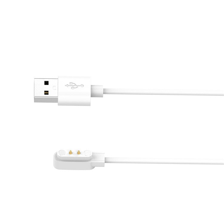 1.2m Universal Smart Watch Charging Cable Portable Magnetic Charge Cable for Oppo Watch Free/TicWatch GTH - White