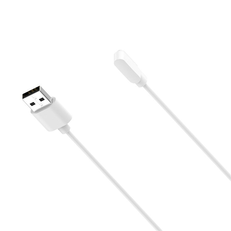 1.2m Universal Smart Watch Charging Cable Portable Magnetic Charge Cable for Oppo Watch Free/TicWatch GTH - White