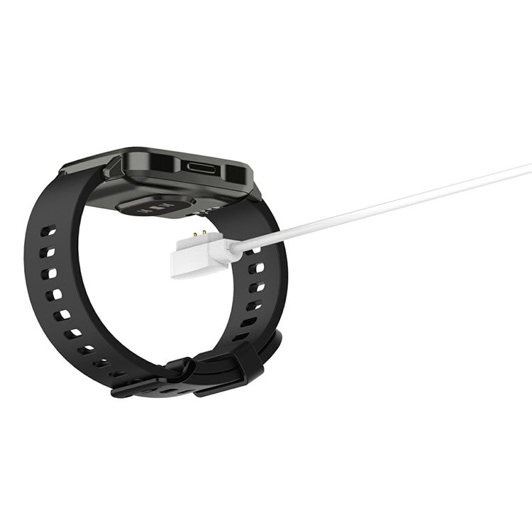 1.2m Universal Smart Watch Charging Cable Portable Magnetic Charge Cable for Oppo Watch Free/TicWatch GTH - White