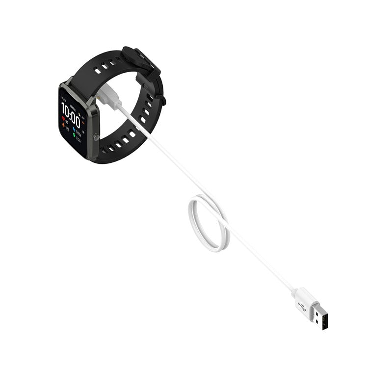 1.2m Universal Smart Watch Charging Cable Portable Magnetic Charge Cable for Oppo Watch Free/TicWatch GTH - White