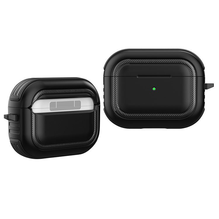 Stylish TPU+PC Anti-drop Wireless Earphone Case Protective Cover for AirPods Pro - Style 3