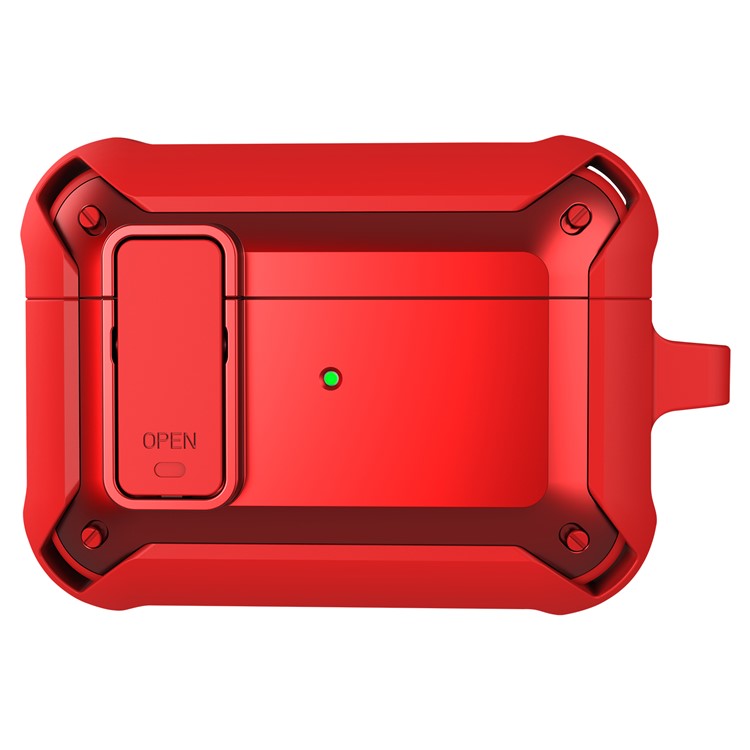 Wireless Earphone Anti-drop TPU+PC Protective Cover Case with Snap-on Lid Design for AirPods Pro - Style 9