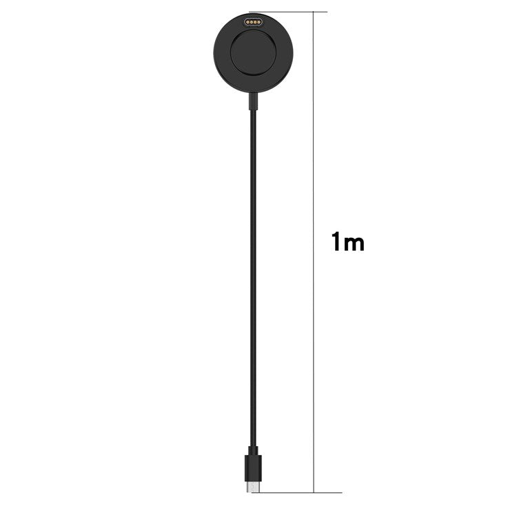 For Garmin vivoactive 5 / Venu 3 / Venu 3S / Tactix7 AMOLED Type-C Charging Cable Smart Watch Charger (without Magnetic Function But with Data Function)