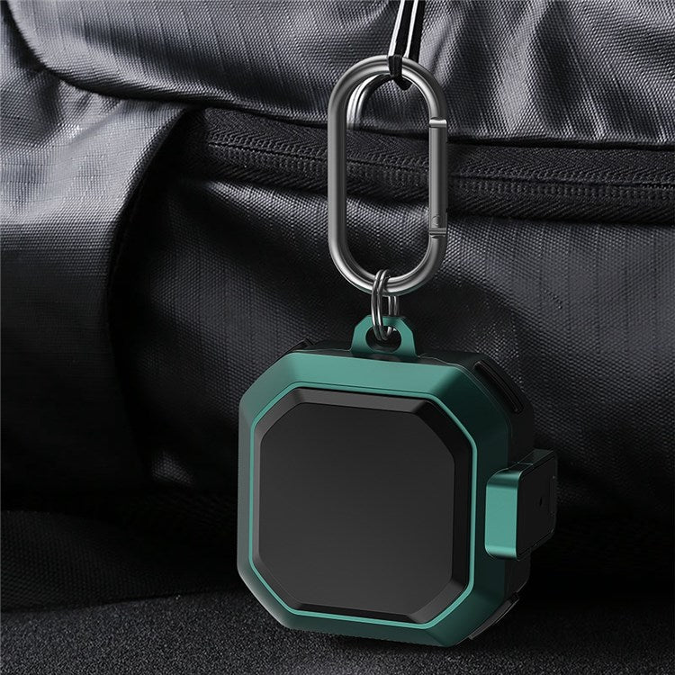 For Samsung Galaxy Buds2/Buds Live/Buds Pro Protective Case TPU + PC Earbuds Case Protector Shockproof Portable Earphone Charging Case Cover with Buckle/Closure - Green