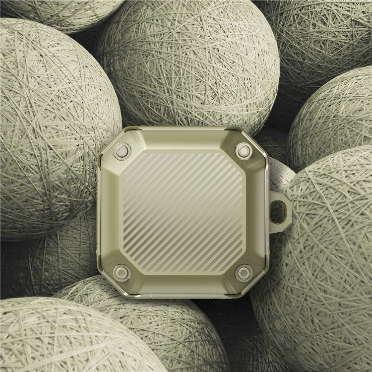 For Samsung Galaxy Buds Live / Buds 2 / Buds 2 Pro / Buds Pro Anti-drop TPU Case Wireless Earphone Protective Cover with Buckle - Army Green