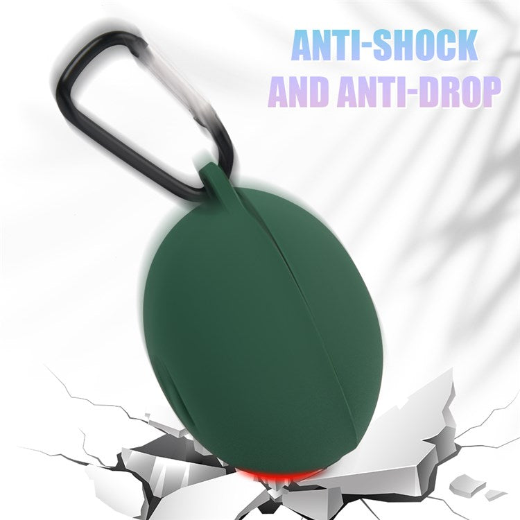 For Huawei FreeBuds 5i Bluetooth Earphone Silicone Protective Case Anti-drop Cover - Matcha Green