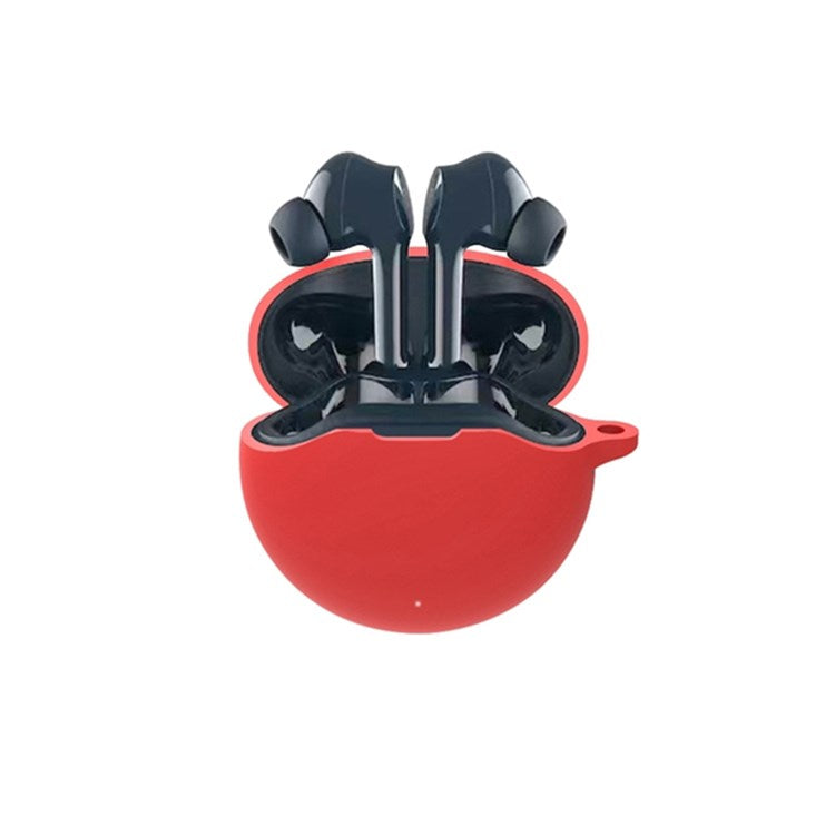 For Noise Buds VS303 Wireless Bluetooth Headphone Silicone Case Earphone Waterproof Cover (with Hook) - Red