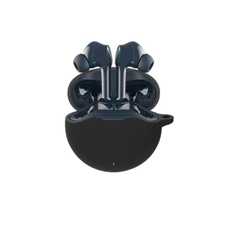 For Noise Buds VS303 Wireless Bluetooth Headphone Silicone Case Earphone Waterproof Cover (with Hook) - Black