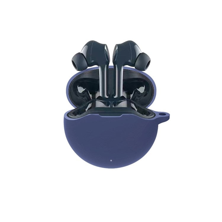 For Noise Buds VS303 Wireless Bluetooth Headphone Silicone Case Earphone Waterproof Cover (with Hook) - Dark Blue