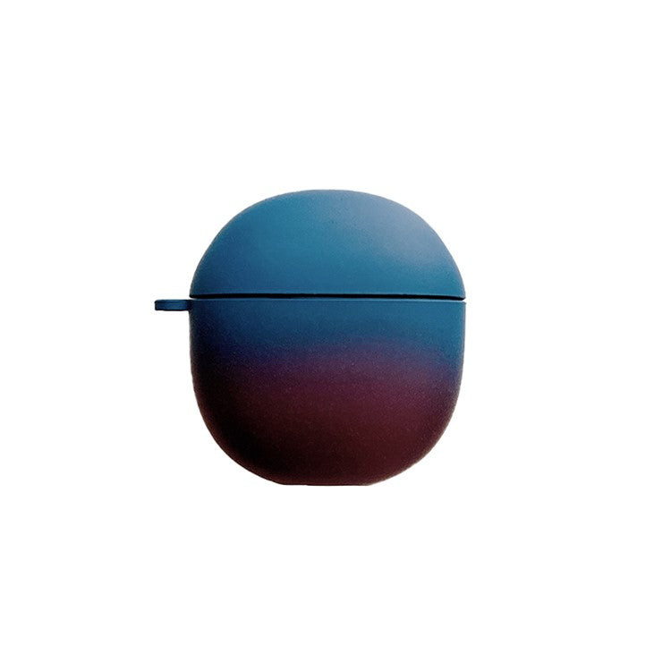 Gradient Matte Case for vivo TWS Air Earbuds Protector Bluetooth Headset Anti-Drop Hard PC Case - Blue / Purple